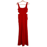 Express Red Sides Cutout Jumpsuit NWT- Size S