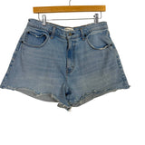 Abercrombie & Fitch The 90s Relaxed Cutoff High Rise Denim Shorts- Size 32/14