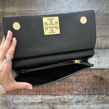 Tory Burch Black Gold Chain Handbag