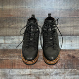 FEIT Black Lined Chunky Boots- Size 36