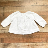 Little Paper Doll White Corduroy Long Sleeve Top- Size 4T