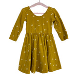 Alice + James Mustard Scribbled Polka Dot Dress-Size 2Y (see notes, we have matching girls dress)