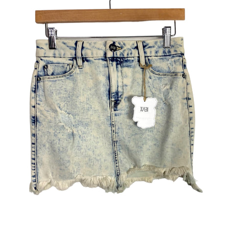 Xabi Acid Wash Distressed Jean Skirt NWT- Size 26