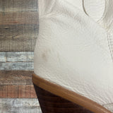 Marc Fisher Cream Leather Booties- Size 8.5 (see notes)