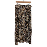 Hayden Animal Print with Double Side Splits Skirt- Size 1XL