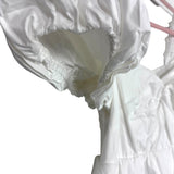 Show Me Your Mumu White Ruffle Tiered Smocked Back Dress- Size XL (sold out online)