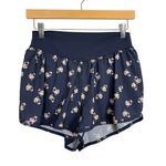 Offline By Aerie Navy Blue Floral Print Shorts - Size M