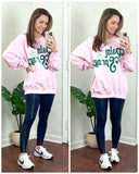 Sweet Claire Pink Palm Springs Sweatshirt- Size S/M (see notes)