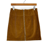 Wild Fable Camel Front Zip Skirt - Size 8