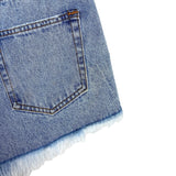 Superdown Light Wash Distressed Raw Hem Jean Shorts- Size 28 (see notes)