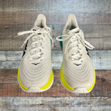 Hoka White Mach 5 Sneakers - Size 7.5B