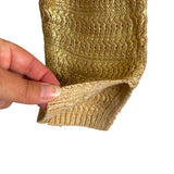 Scoop Gold Metallic Foil Sweater- Size S (sold out online)
