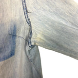 GB Faded Chambray Snap Up Top- Size L (see notes)