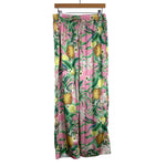 Show Me Your Mumu Pink Floral Two Piece Pajama Set- Size L (see notes, sold as a set)