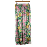 Show Me Your Mumu Pink Floral Two Piece Pajama Set- Size L (see notes, sold as a set)