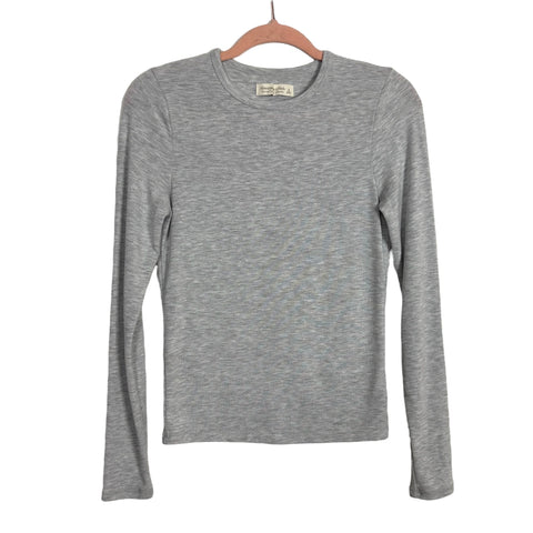 Abercrombie & Fitch The A&F Lounge Collection Light Grey Top - Size S