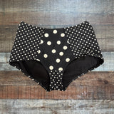 Dolce & Gabbana Beachwear Black/White Polka Dot Bikini Set - Size S