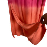 Mudpie Pink and Orange Tie-Dye Side Slits Skirt- Size M