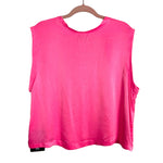 Lauren Moshi Neon Pink Satin with Crystal Cherries Top NWT- Size XL (we have matching pants)