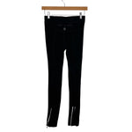 Thriv Black Zipper Hem Leggings- Size XS (Inseam 27”)