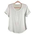 Marika White Mesh Back Tee- Size ~S (see notes)