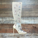 Bella Belle Viral Butterfly Mesh Over the Knee Boots- Size 7 (Sold Out Online! See notes)