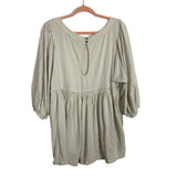 Free People Beach Cream Back Cutout Romper- Size S (sold out online)