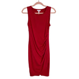 Leith Red Ruched Bodycon Tank Dress- Size XS (see notes, sold out online)