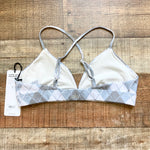 Alo Argyle with Back Criss Cross Straps Bra NWT- Size L (we have matching skirt)