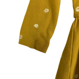 Alice + James Mustard Scribbled Polka Dot Dress-Size 2Y (see notes, we have matching girls dress)