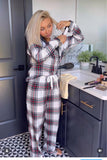 Stars Above Holiday Tartan Plaid Flannel Pajama Top- Size S (see notes, sold out online)