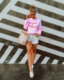 Pink Lily Pink Cocktails and Dreams Sweatshirt- Size M (sold out online)