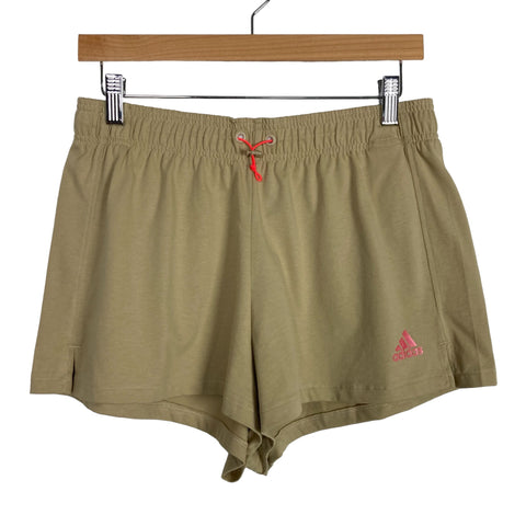 Adidas Tan Game Life World Athletic Shorts NWT- Size S