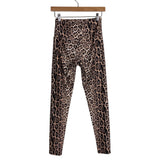 Onzie Tan and Black Animal Print High Rise Leggings- Size S/M (Inseam 27”)