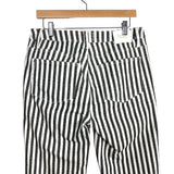 Paige Striped Atley Ankle Flare Jeans- Size 31 (Inseam 26")