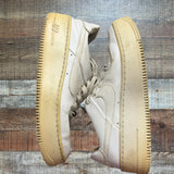 Nike Air White Leather Sneakers- Size 7 (see notes)