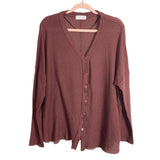Double Zero Thermal Button Up Top- Size L