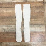 Ugg Cream Cable Knit Leg Warmer/Boot Knee Socks