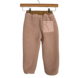 Zara Tan/Blush Color Block Fleece Zip Pullover and Lined Fleece Pants Set-Size 4-5Y (see notes, sold as a set)