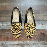 Birdies Calf Hair Leopard Print Loafers- Size 6.5 (sold out online)