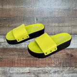 Dr. Scholls Original Collection Neon Leather Sandals- Size 6