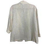 Skylar + Madison Cream Linen Blend Blazer- Size M (see notes, we have matching shorts)