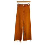 Zara Orange Wide Leg Jeans - Size 2 (Inseam 27")