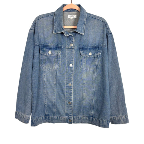 Mudpie Light Wash Denim Jacket - Size S