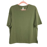 Wishlist Olive Boxy Tee NWT- Size S/M