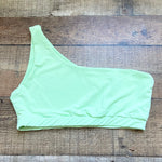 Pretty Little Thing Neon Green One Shoulder Bikini Top NWT- Size 16 (US12, see notes, we have matching bottoms)