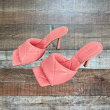 Bottega Veneta Pink Quilted Leather Heels- Size 36 (see notes)