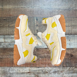TOPSHOP Cream and Yellow Chunky Sneakers- Size 7