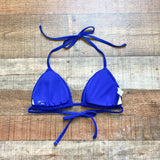 Aerie Blue Crochet Triangle Padded Bikini Top- Size S (we have matching bottoms)