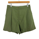 Pretty Garden Army Green Two Piece Vest Shorts Set- Size L (see notes)